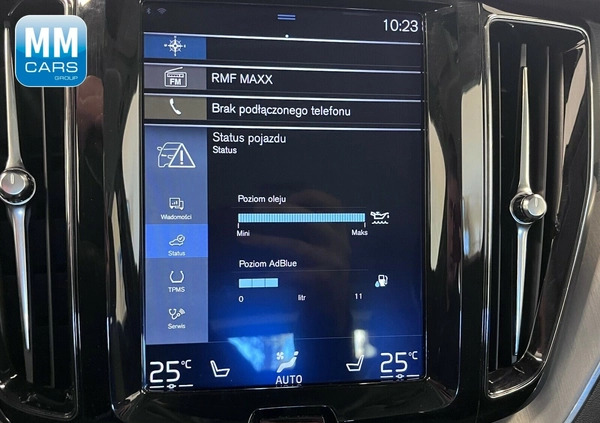 Volvo XC 60 cena 113850 przebieg: 189555, rok produkcji 2019 z Zabrze małe 596
